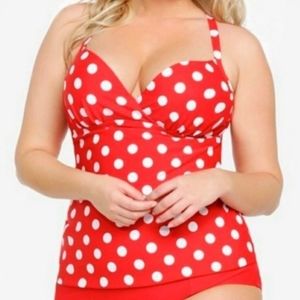 Torrid Minnie Mouse Bathing Suit Tankini